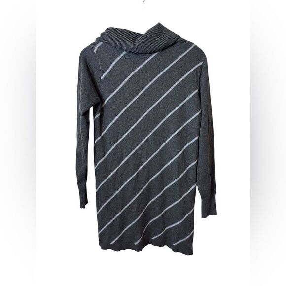 WHBM WHITE HOUSE BLACK MARKET sweater wool blend medium cowl neck wrap around - Picture 2 of 6